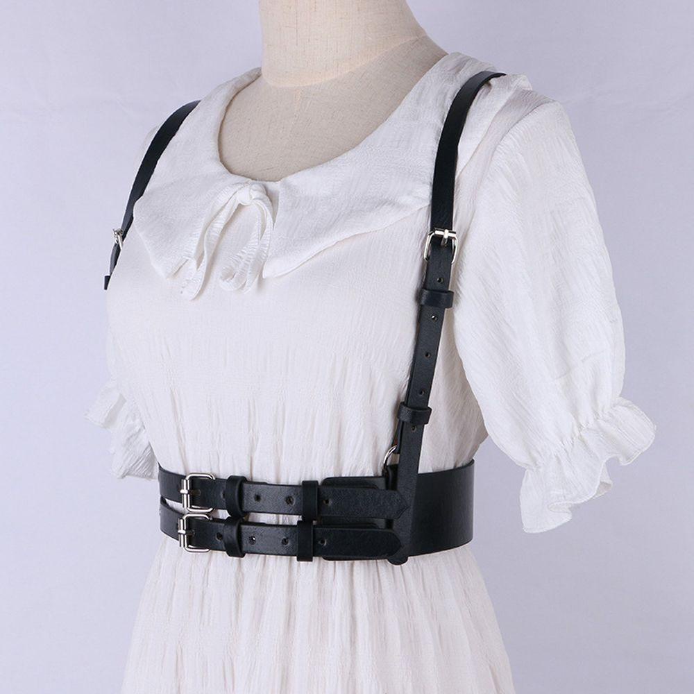 DANES Dây Nịt Da Pu Phong Cách Harajuku Thời Trang Nữ Cá Tính