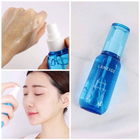 Xịt Khoáng cấp ẩm sâu, chống lão hóa da Laneige Water Bank Hydro Mist 70ml