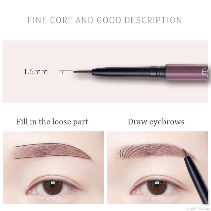 [Hàng mới về] Bút kẻ lông mày chống nhòe và lâu trôi với thiết kế 2 đầu tiện dụng | BigBuy360 - bigbuy360.vn