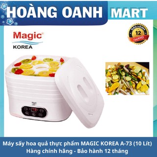 Máy sấy hoa quả MAGIC KOREA máy chế biến thực phẩm khô Magic Korea (Model A73) làm mứt, hoa quả sấy, bò khô, tôm khô