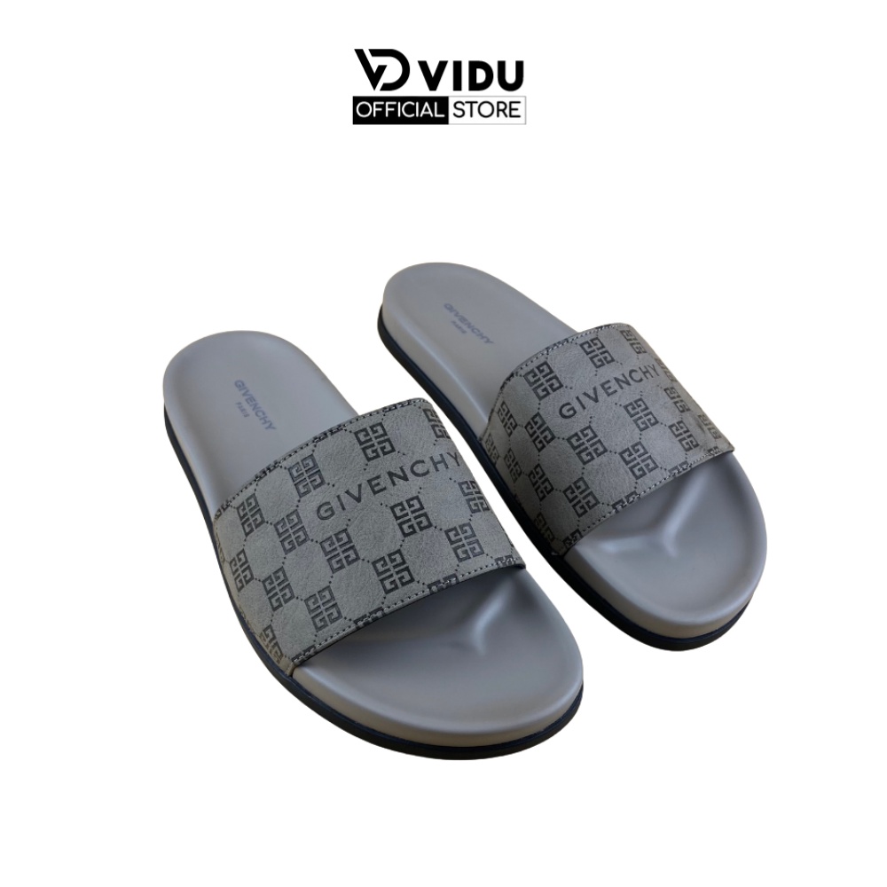 Dép nam thời trang Gyvenchy ViDu 21102 màu xám chất liệu cao su chống nước cao cấp