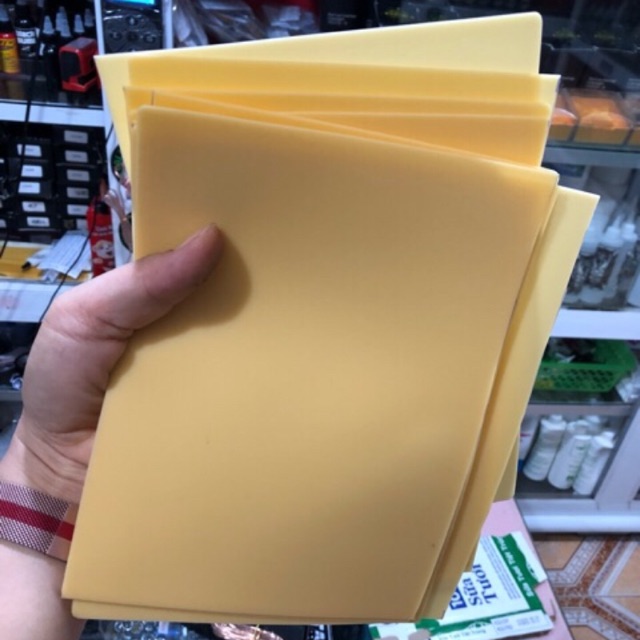 Sét 10 da tập xăm silicon a5, dày 1mm