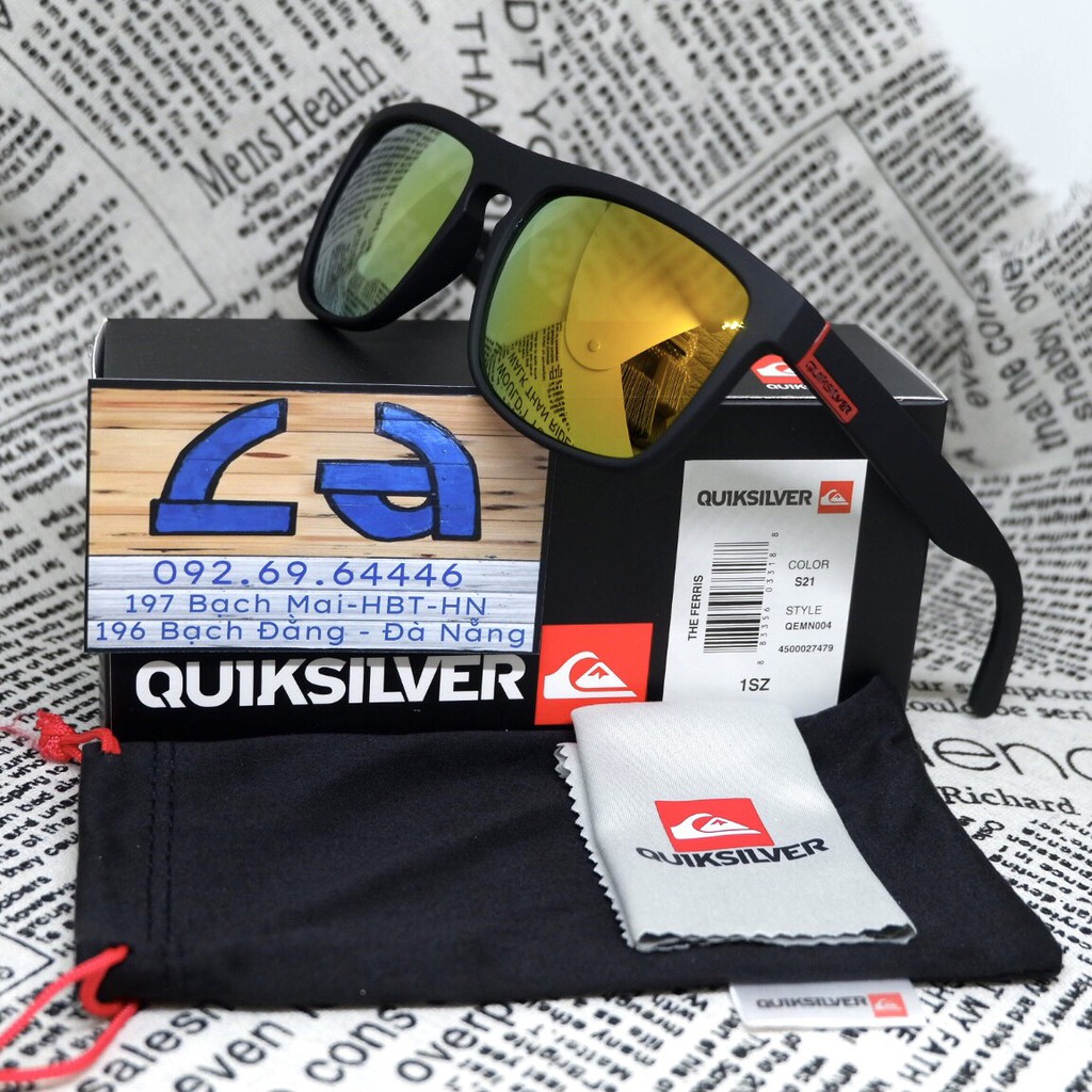 Kính râm thời trang nam nữ QuikSilver Ferris, chống uv, chống chói -Tặng Kèm Hộp Cứng | BigBuy360 - bigbuy360.vn