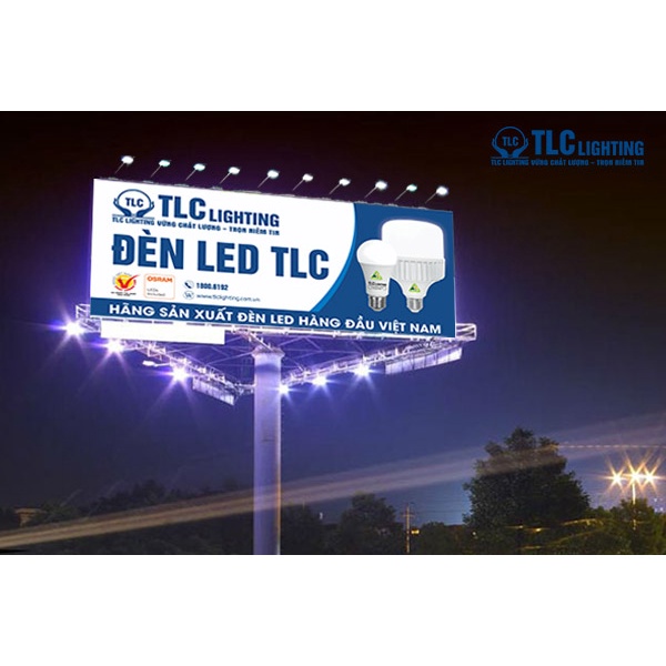 Đèn Led công nghệ không vít chịu nước 2 lớp, Đèn Led Chính hãng TLC-Bảo hành 24 tháng