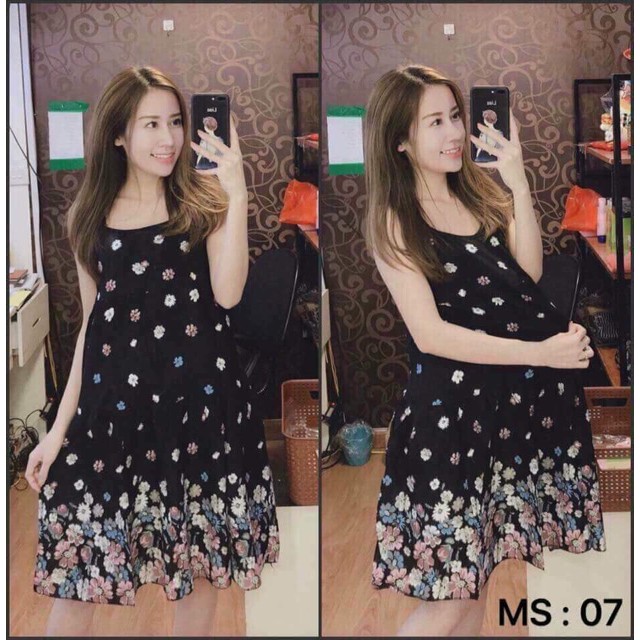 Váy Lanh 2 Dây Chất Mát Nhiều Mẫu Xinh Duyên Dáng