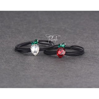 Cột Tóc Pha Lê Trái Dâu Cao Cấp