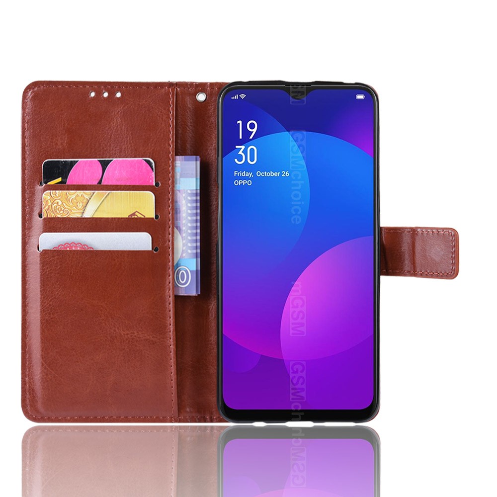 Bao Da Điện Thoại Nắp Gập Cài Khóa Có Ngăn Đựng Thẻ Cho OPPO F11 A5S A1K F11 Pro A3S F9 A9 2020