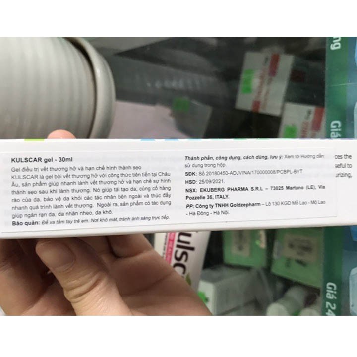 Kulscar Gel - Hỗ Trợ Điều Trị Vết Thương Hở & Hạn Chế Hình Thành Sẹo