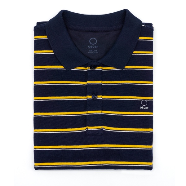 Áo Thun Nam Polo OSCAR OCMPKSD 005 - MÀU XANH NAVY