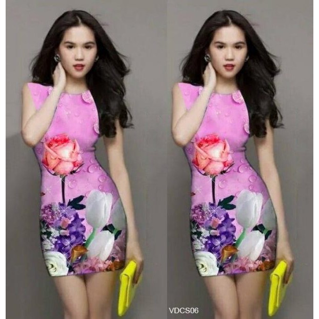 Đầm bodyĐầm chấm bi
