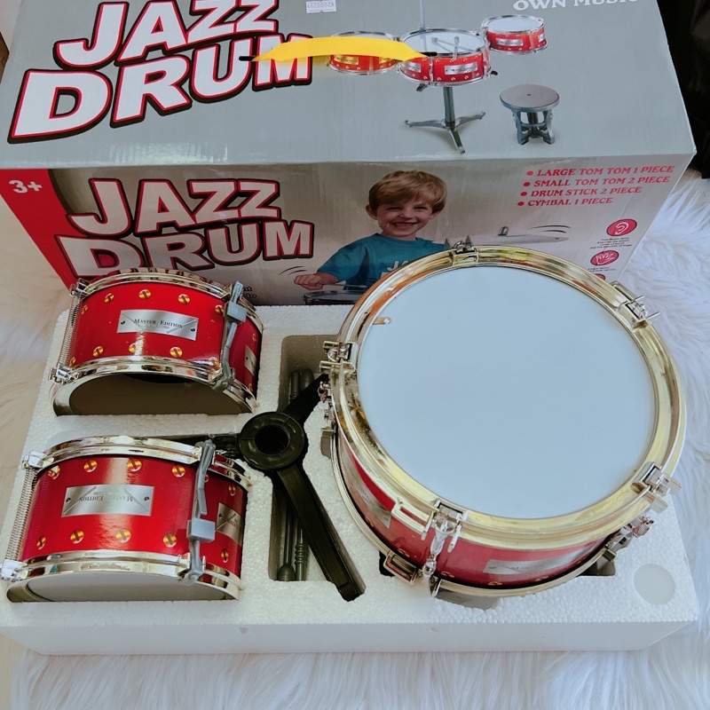 Bộ trống Jazz drum kèm ghế cho bé