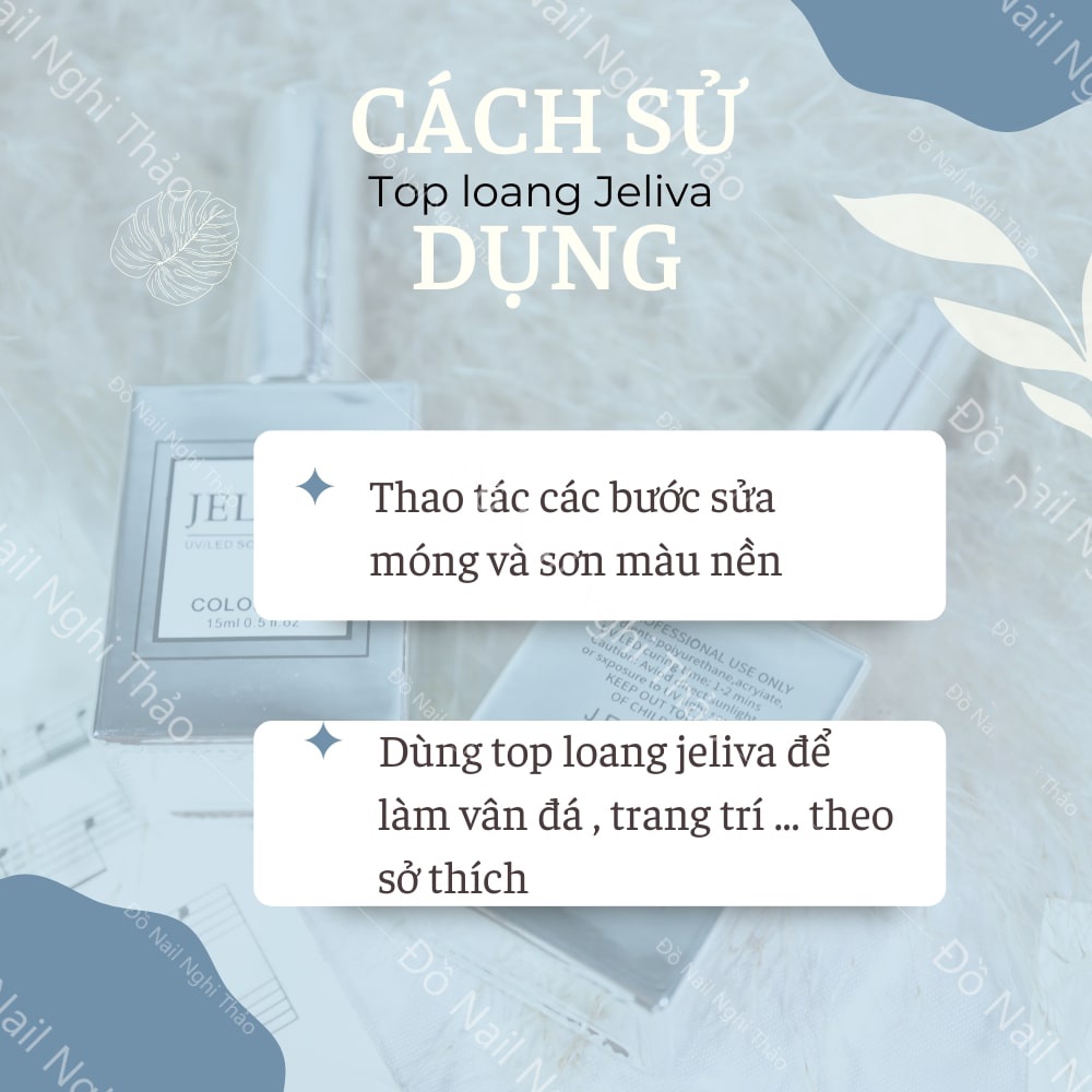 Top loang , sơn loang  Jeliva 15ml