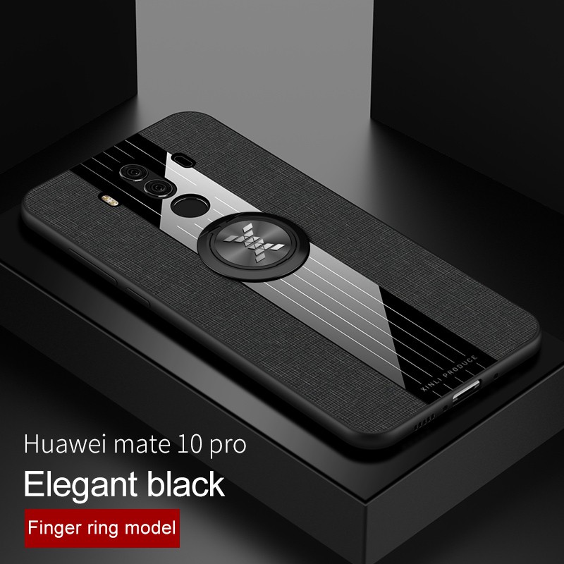 ốp lưng Kiểu Dáng Thời Trang + Nhẫn Giữ Dành Cho Huawei Mate 10 Pro Mate 10 Lite