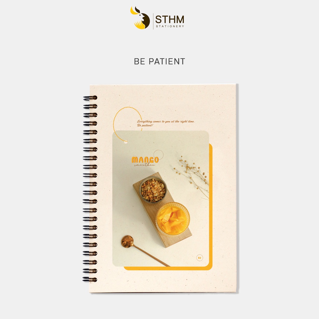 BE PATIENT - Sổ tay bìa cứng - A5 - 004 - STHM stationery