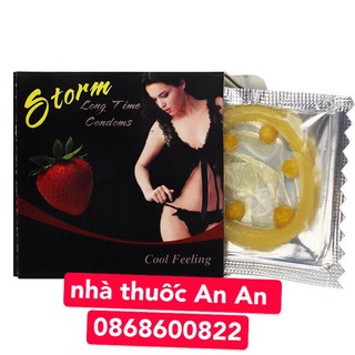 COMBO 6 HỘP BAO CAO SU STORM BI LỚN HƯƠNG DÂU