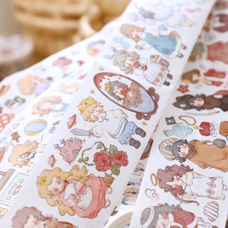 Băng keo Washi tape Fairy Tale - Những câu chuyện cổ tích - 4 mẫu
