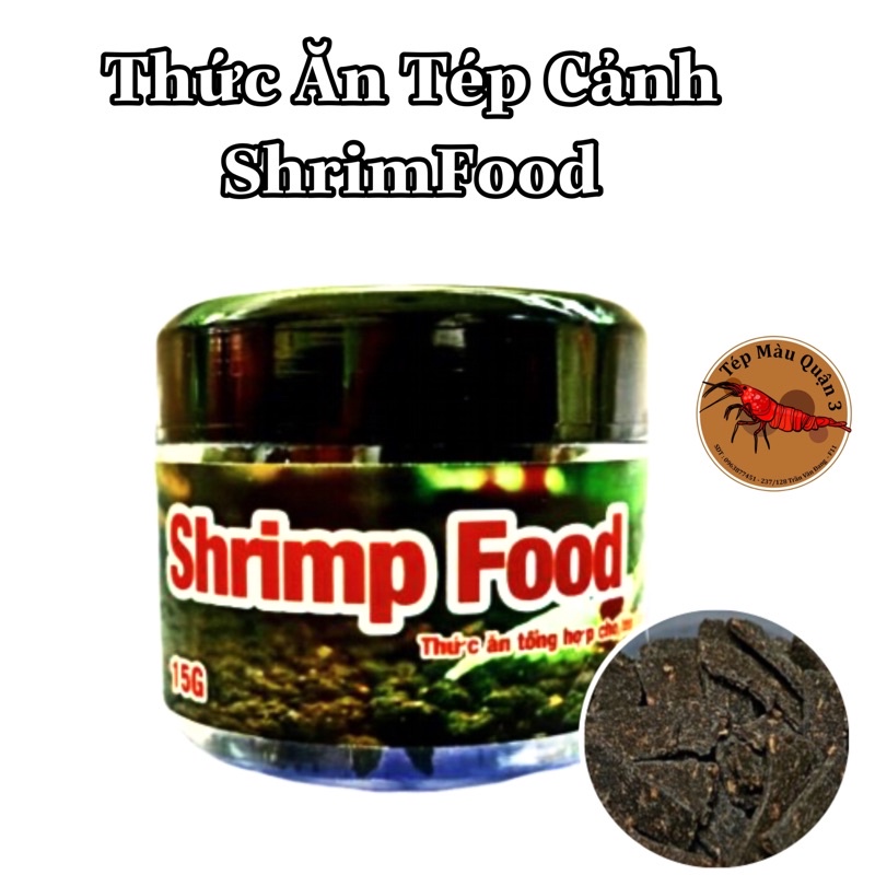 Shrimp Food - Thức Ăn Chuyên Tép Cảnh - Hộp 15Gr