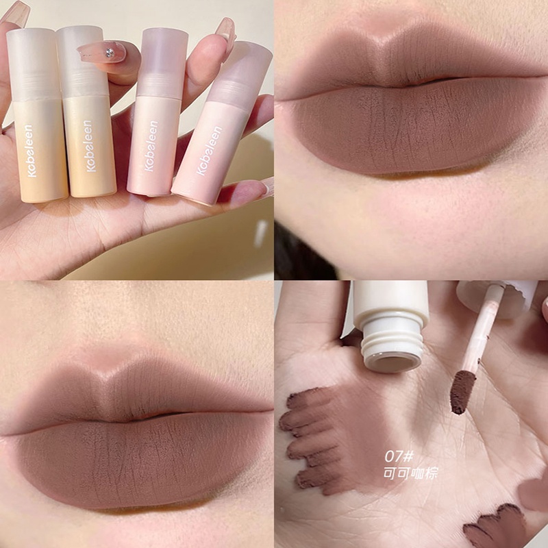 Son Môi KOBELEEN Chất Nhung Lì Mềm Mại Siêu Nhẹ Không Phai Màu