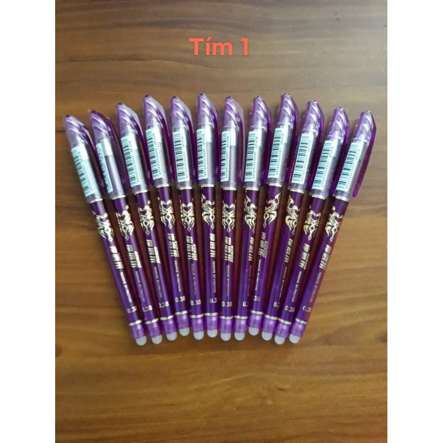 HỘP 12 CÂY VIẾT GEL XÓA ĐƯỢC HÀNG CÔNG TY A-KING