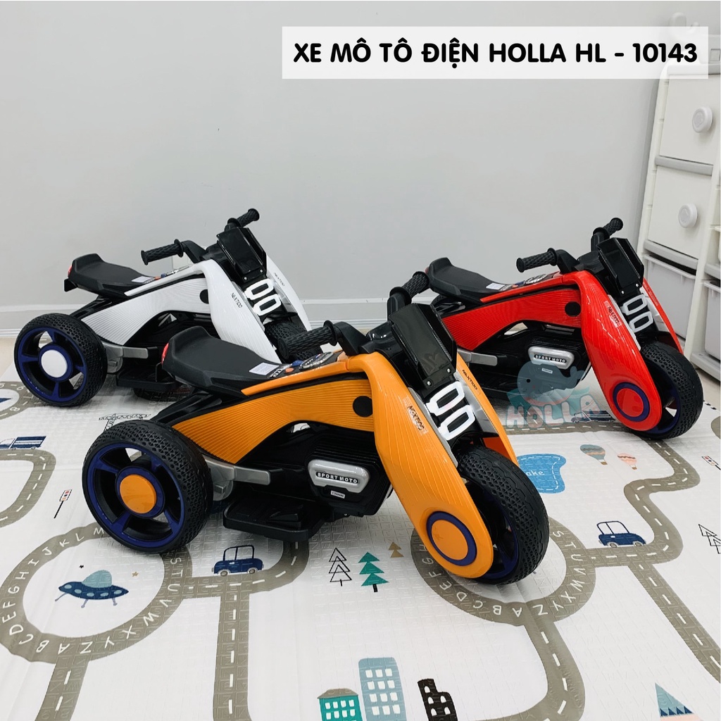 Xe máy điện Moto địa hình Holla HL-10143 chính hãng | Xe máy điện trẻ em - Đồ chơi vận động ngoài trời cho bé