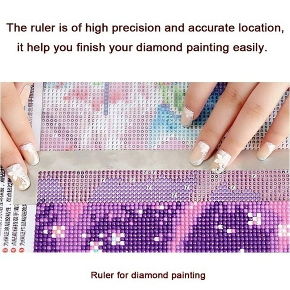 Thước lưới chuyên dụng làm tranh đính đá handmade DIY