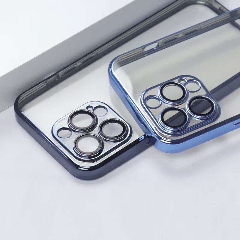 Ốp viền vuông bảo vệ CAMERA - Viền si mạ kim sang trọng dùng cho IPHONE