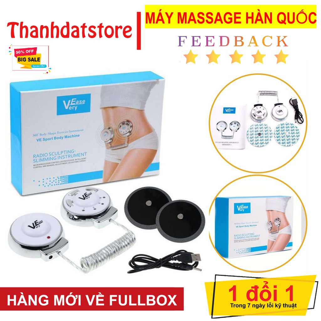 Máy Massage Toàn Thân VE Nam, Nữ Chế Độ Rung Làm Body Săn Chắc 💥SIÊU HOT💥