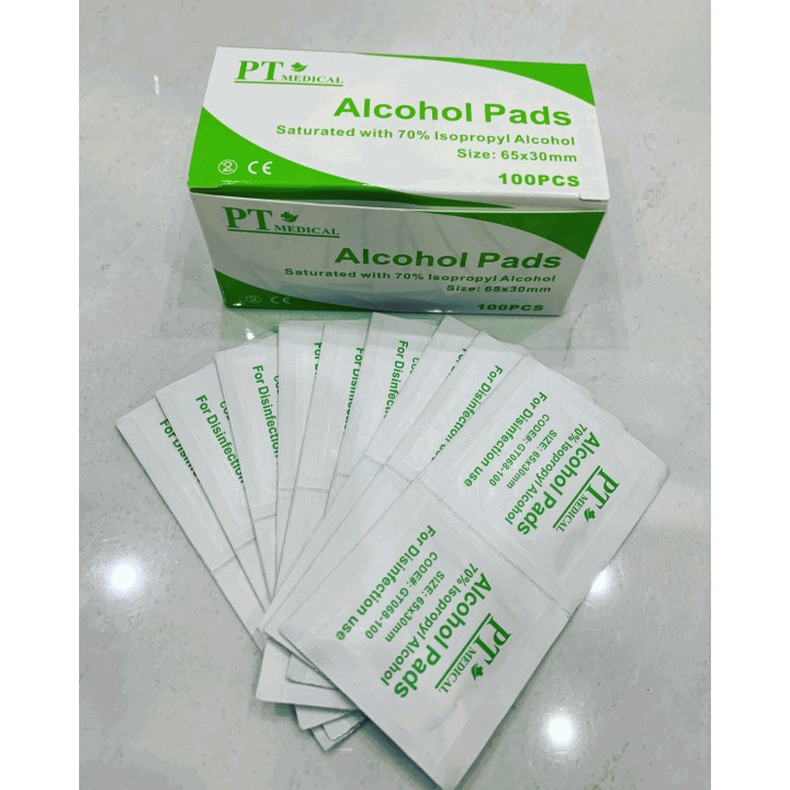 Bông tẩm cồn - Gạc tẩm cồn