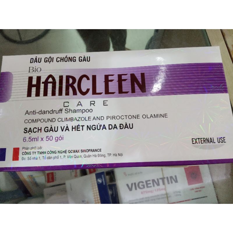 Dầu gội sạch gầu Haicleen hộp 50 gói