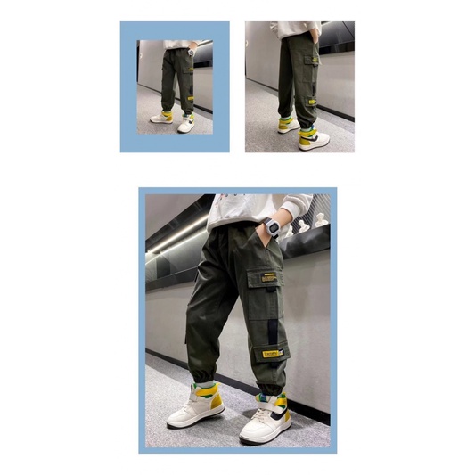 Quần Dài Thể Thao Thời Trang Mùa Thu Cho Bé Trai