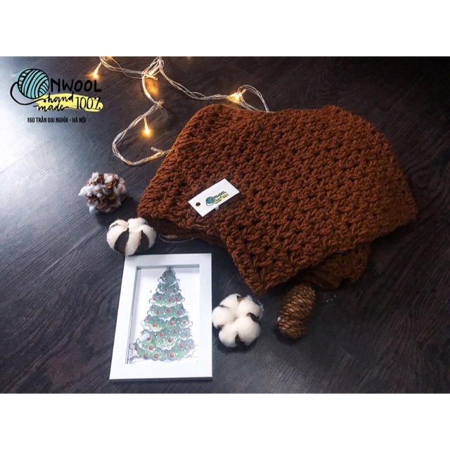 Khăn len choàng cổ handmade