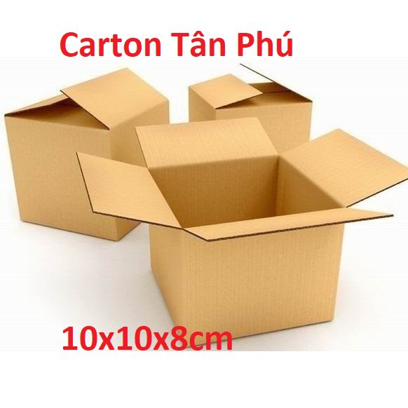 10x10x8 cm - 20 thùng hộp carton XẢ KHO ♥️ FREESHIP ♥️ Giảm 10K Khi Nhập [BAOBITP] - TP20