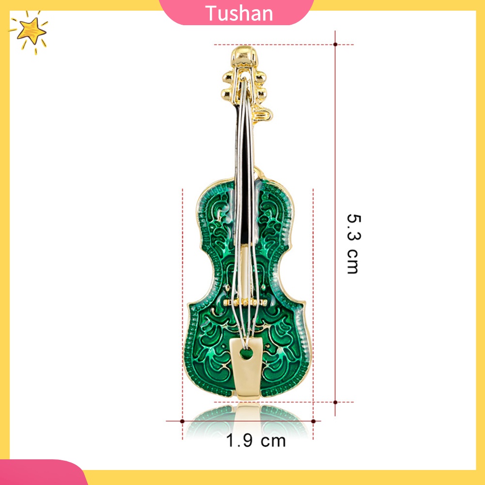 Ghim Cài Áo Hình Đàn Violin Độc Đáo