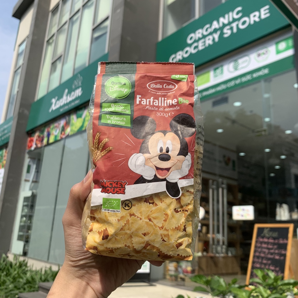 Mì Nui Rau Củ Hữu Cơ Cho Bé Dalla Costa - XanhSam Organic