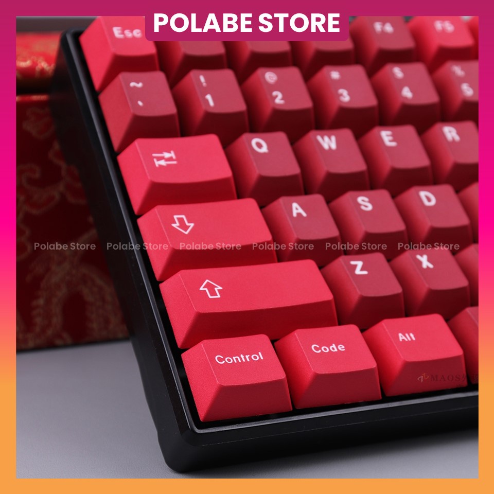 Keycap Jamon Cherry Profile kiểu in dyesub sử dụng trên nhiều layout bàn phím cơ - Polabe Store