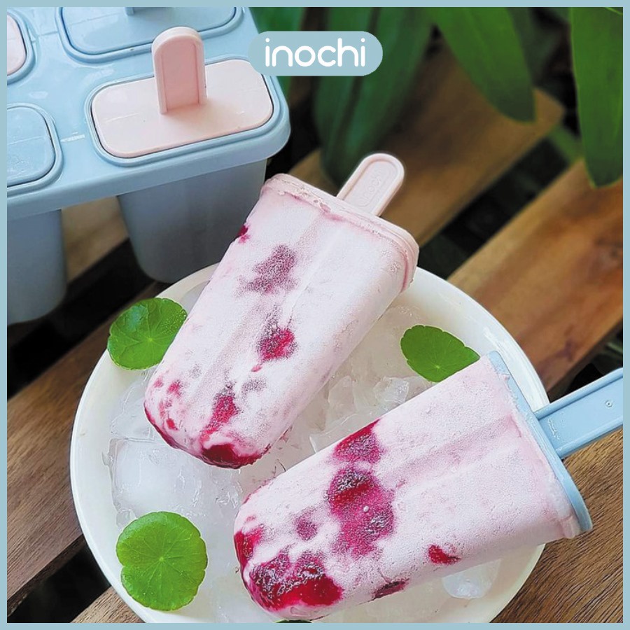 Khuôn làm kem không dính thành đá tiện lợi dễ tách kem inochi.GIAO MÀU NGẪU NHIÊN