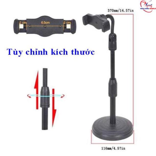 Giá Đỡ Điện Thoại livestream xem video Ổn Định Xoay 360 Độ dùng để Quay Phim Ghi Hình Đa Dụng