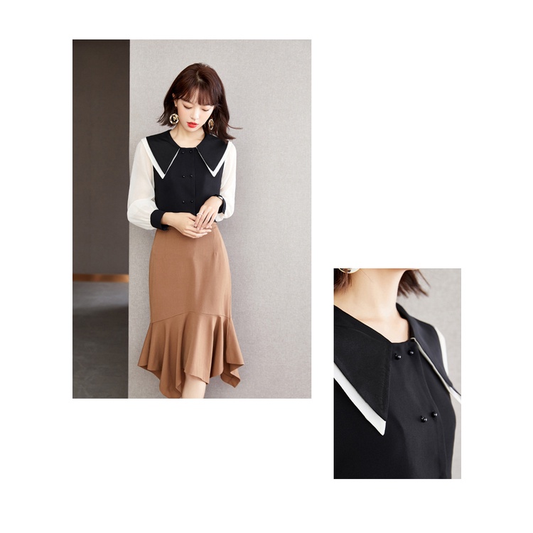 GT8145 Áo chiffon nữ dài tay hàng nhập Mã sản phẩm