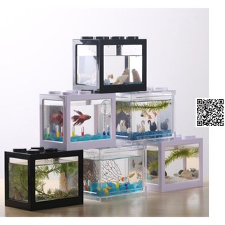 416 Hộp trưng bày, Hồ cá Mini kiểu dán lắp ghép độc đáo