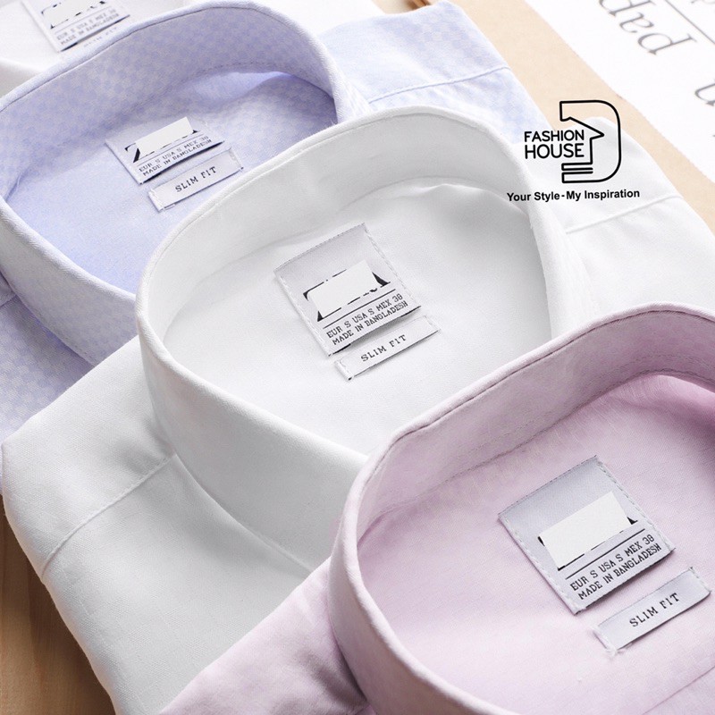 Áo Sơ Mi Nam Tay Dài Cổ Thuyền Chống Nhăn Mát Thoải Mái, Áo Sơ Mi Công Sở Nam Tính Lich Lãm Vải Dệt Kim Cương Sang Trọng | BigBuy360 - bigbuy360.vn