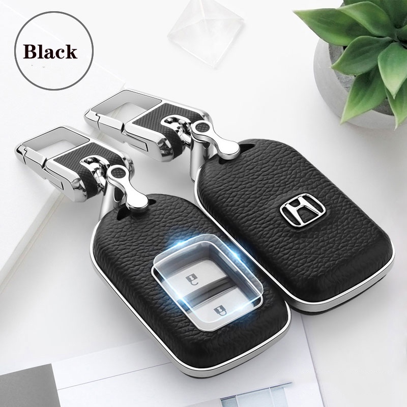 Vỏ Da Bảo Vệ Chìa Khóa Điều Khiển Từ Xa Cho Xe Hơi Honda Accord Civic CRV XRV HRV URV Odyssey