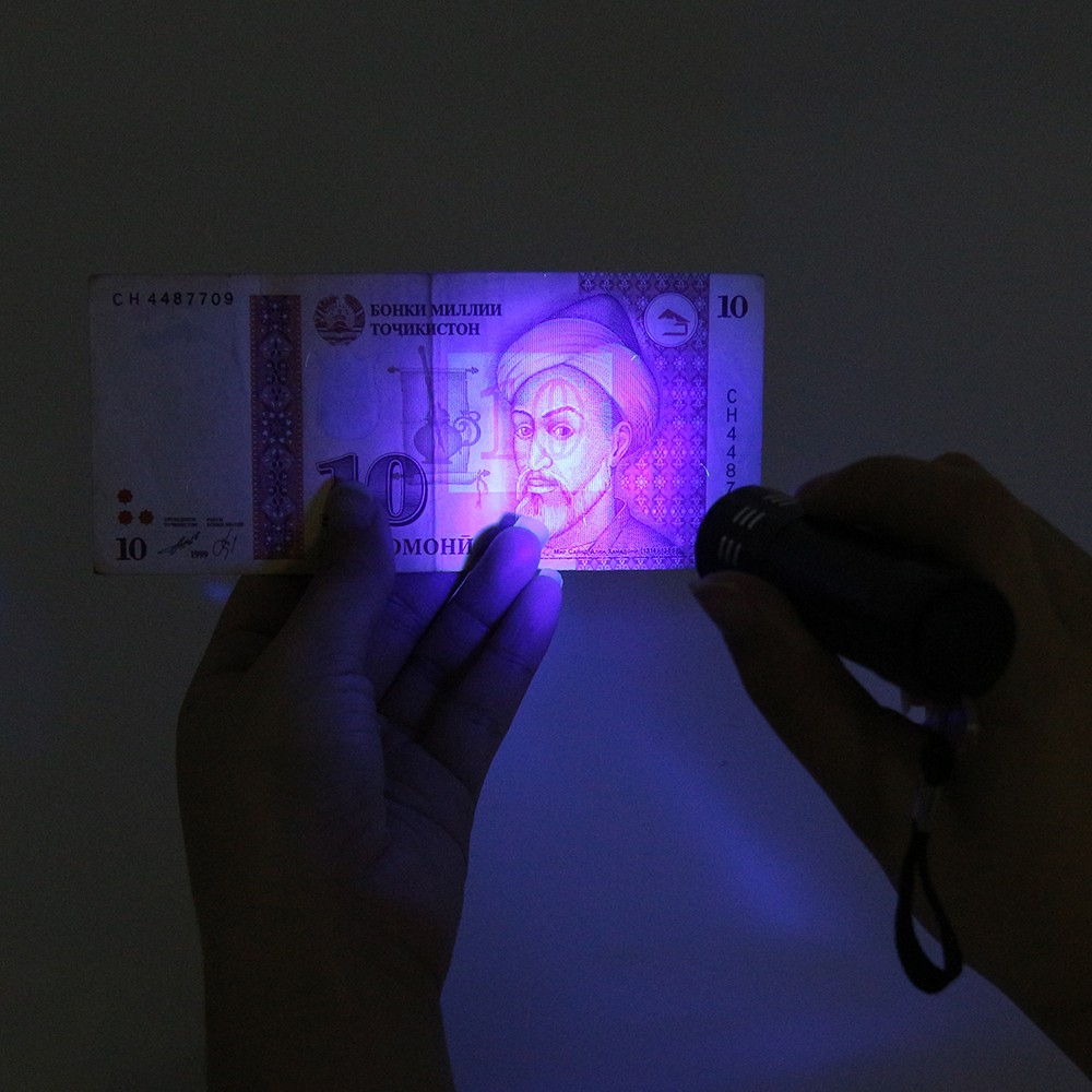 Đèn Pin Mini 9 Bóng LED Siêu Sáng Đa Năng