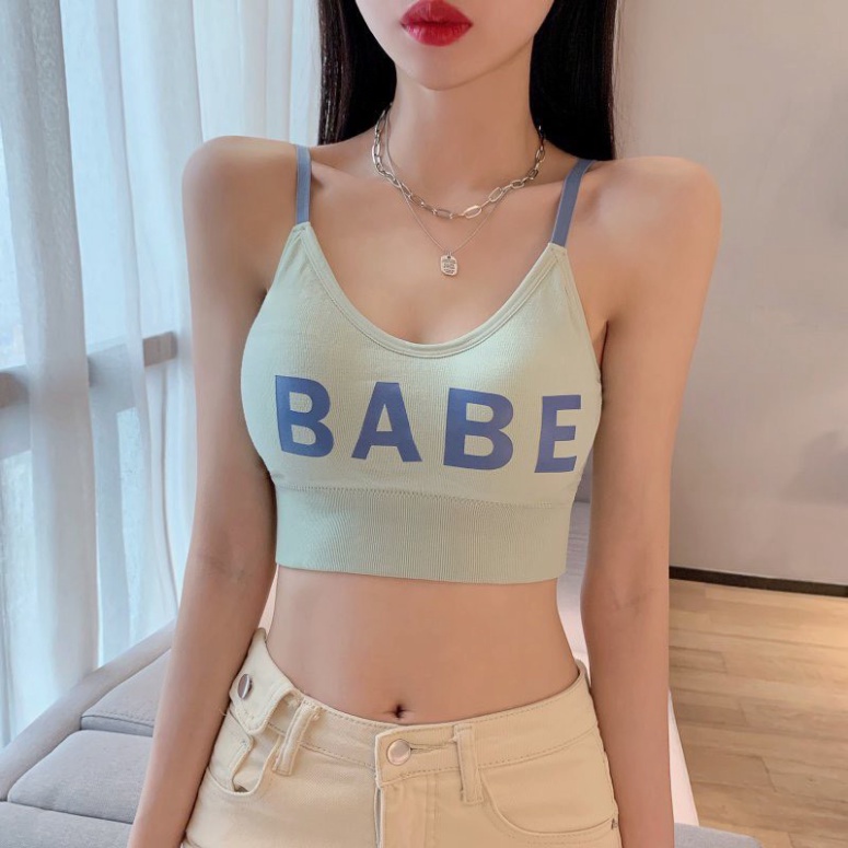 Áo Lót Nữ Áo Bra Nữ in chữ năng động trẻ trung nâng vòng một gợi cảm mã BABE 816