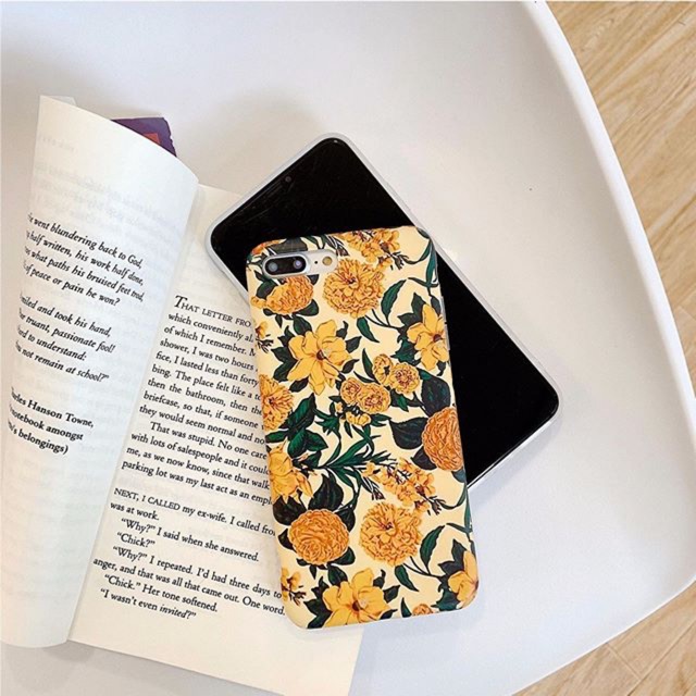 Ốp lưng iphone hoa vàng vintage