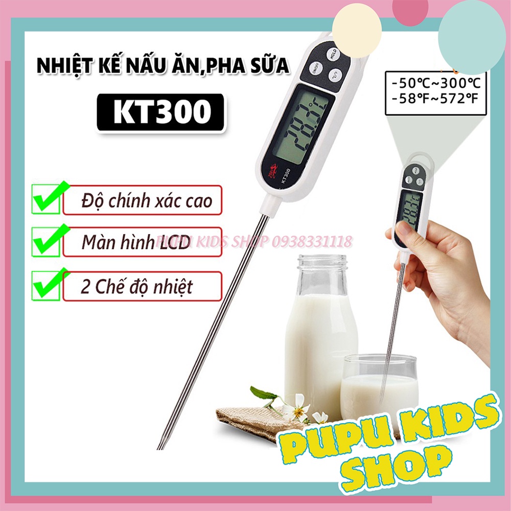 Nhiệt kế điện tử đa năng - đo nhiệt độ nước, sữa, thực phẩm