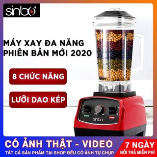 Máy xay sinh tố ⭐️ CHÍNH HÃNG ⭐️ Máy xay đa năng Sinbo có thể xay đá, thịt cá, các loại đậu, lưỡi dao bằng thép không rỉ