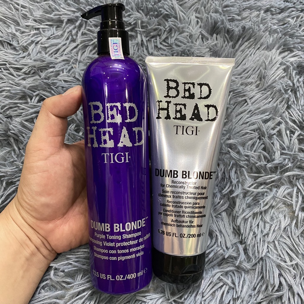 Dầu xả dành cho tóc đã sử dụng hóa chất nhiều lần Tigi Bed Head Dumb Blonde Reconstructor for Chemically Treated Hair