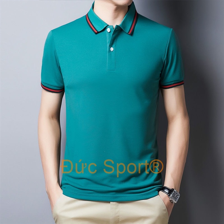 Áo thun nam nữ Đức sport, polo nam nữ cộc tay form rộng thể thao, áo phông cặp có cổ tay lỡ đẹp | BigBuy360 - bigbuy360.vn