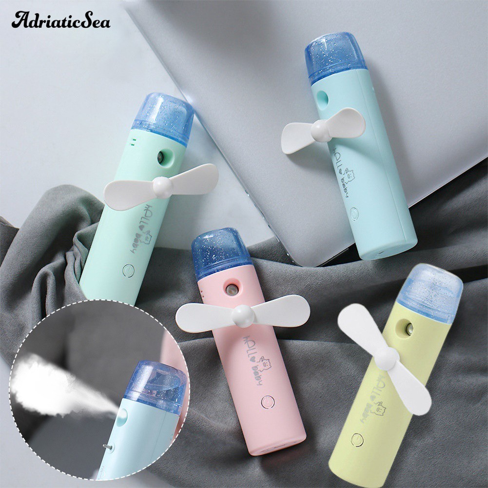 Quạt Phun Sương Cầm Tay Dung Tích 30ml Tiện Dụng