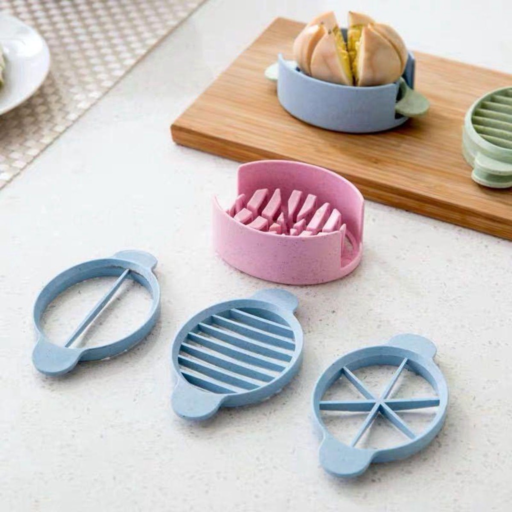 Dụng Cụ Cắt Lát Trứng / Thịt Đa Năng Bằng Chất Liệu Rơm Lúa Mì